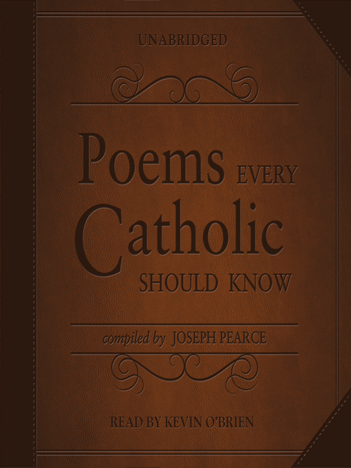 Title details for Poems Every Catholic Should Know by Joseph Pearce - Available